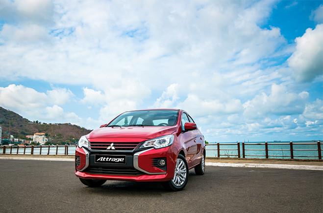 Giá xe Mitsubishi Attrage niêm yết và lăn bánh tháng 5/2023